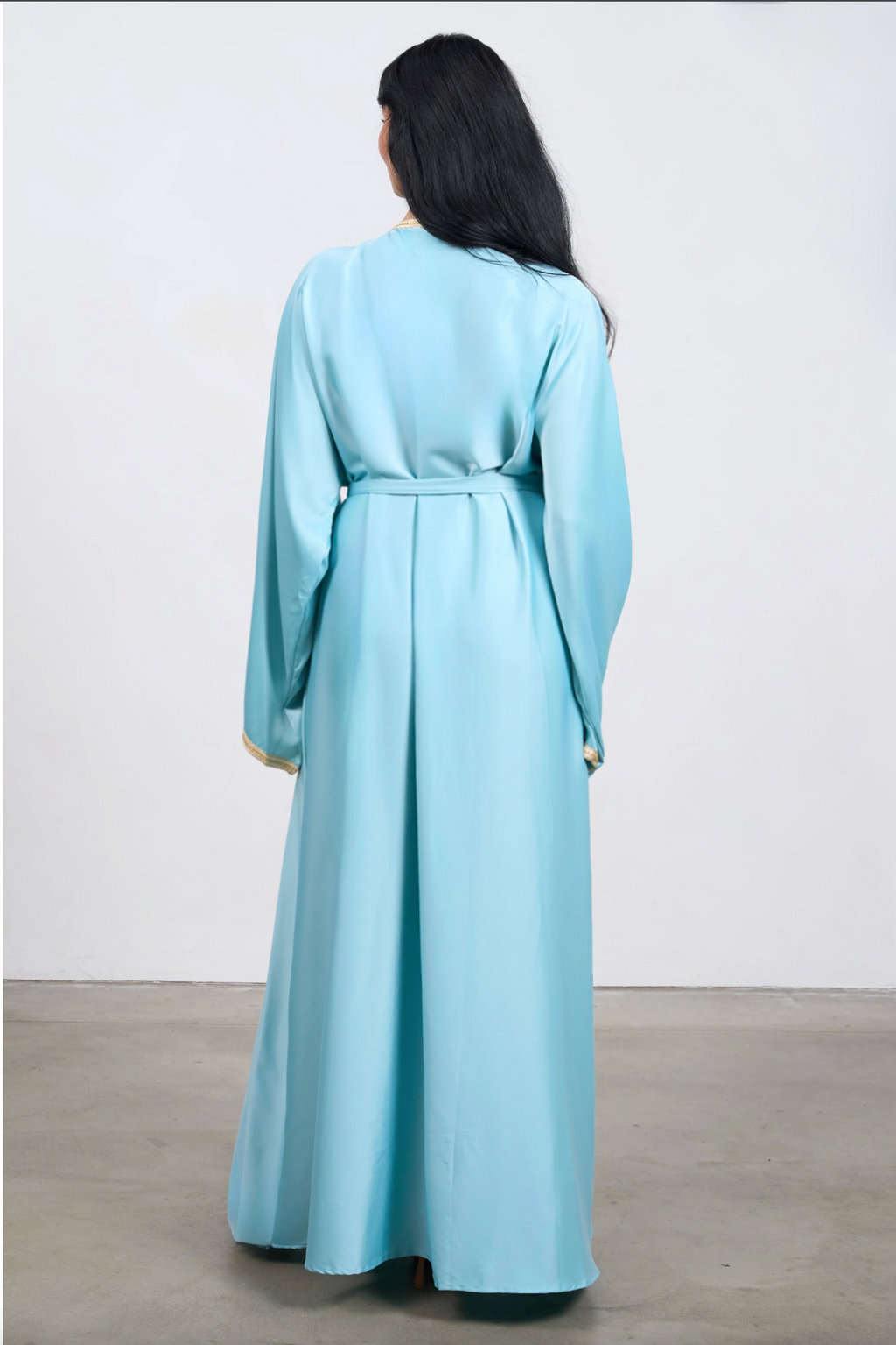 Pearl Kaftan Dress - Blue